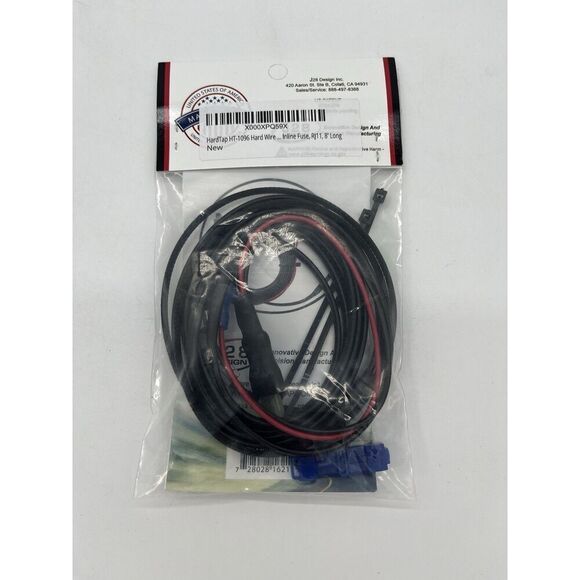Radar Detector Hardwire Kit 8ft RJ11 Plug with 2 Amp Fuse Uniden R1 R3 R3 R7 R8 - Picture 2 of 2